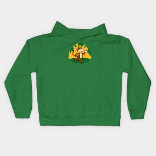 Walking Monkey Kids Hoodie